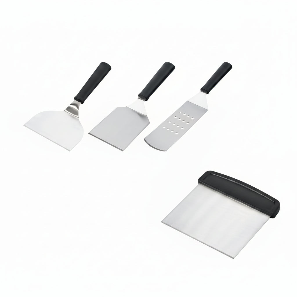 Grill Meister 6-Piece BBQ Grill Tool Set with Sauce Bottles